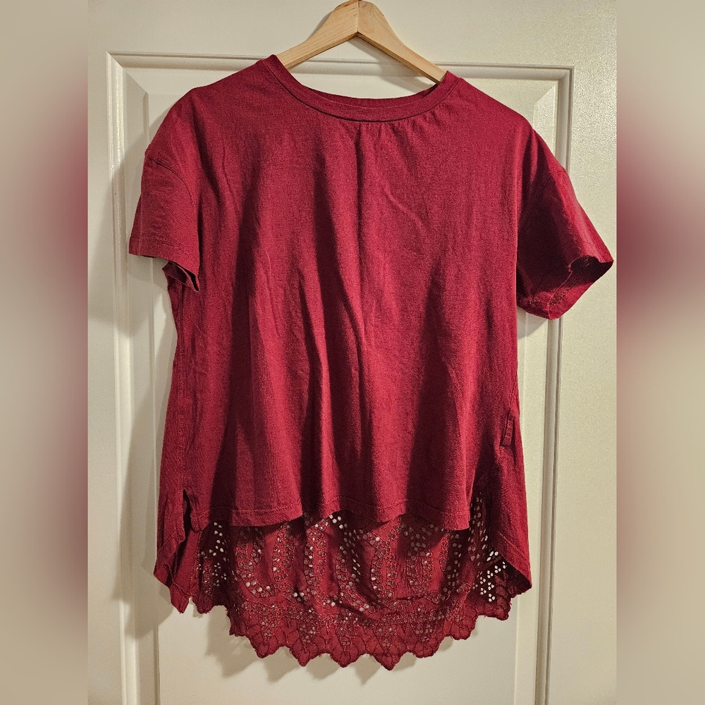 Anthropologie T-shirt with Decorative Back